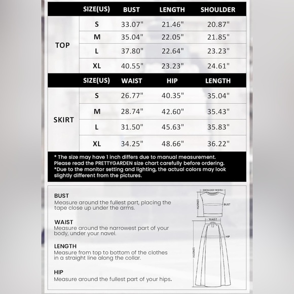 Women's 2piece Short Sleeve Crop Top High Waist Midi Skirt Set-rose-M - Picture 4 of 4